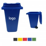 Logo Branded MOQ 50PCS Desk Trash Can with Lid Pen Holder