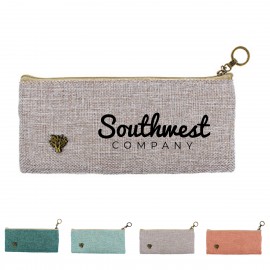 Customized Cotton Linen Pencil Case