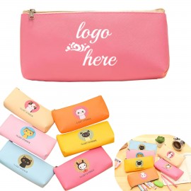 Logo Branded Cute Cartoon Stationery Pencil Case