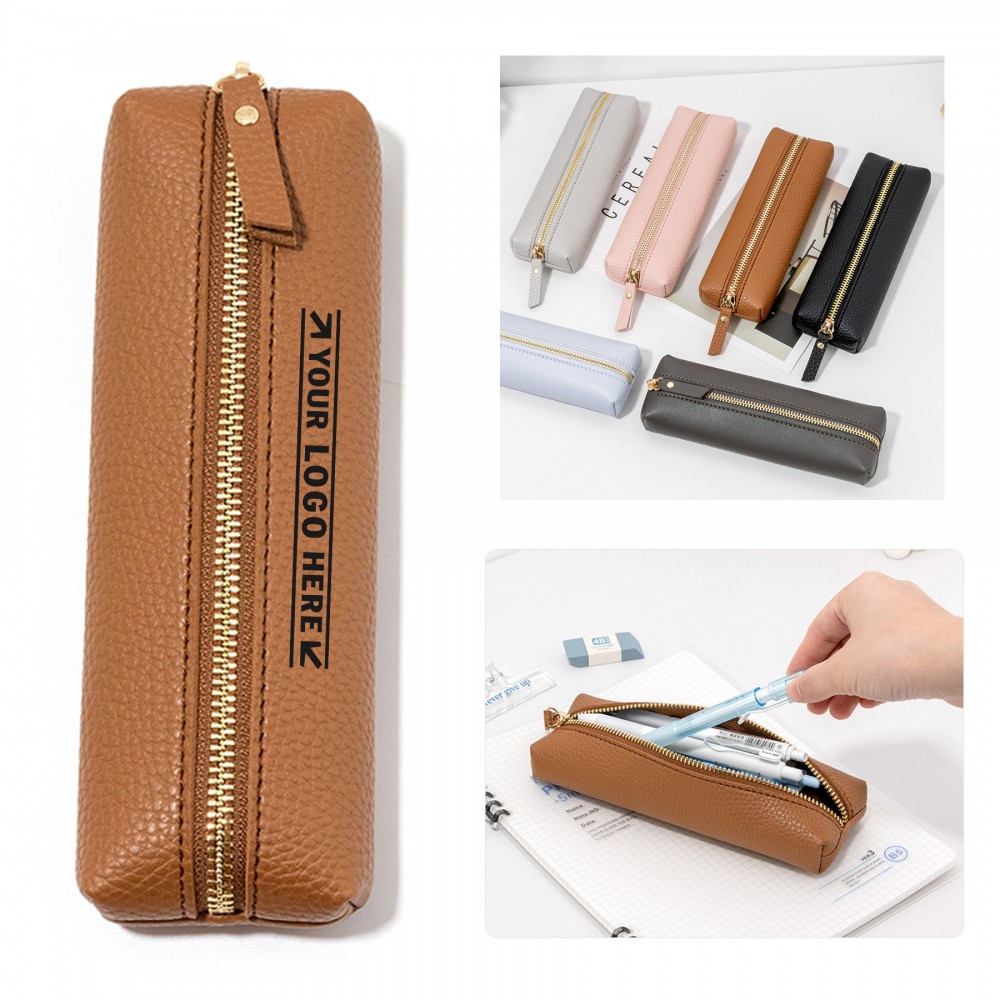 Zipper Pencil Case with Logo