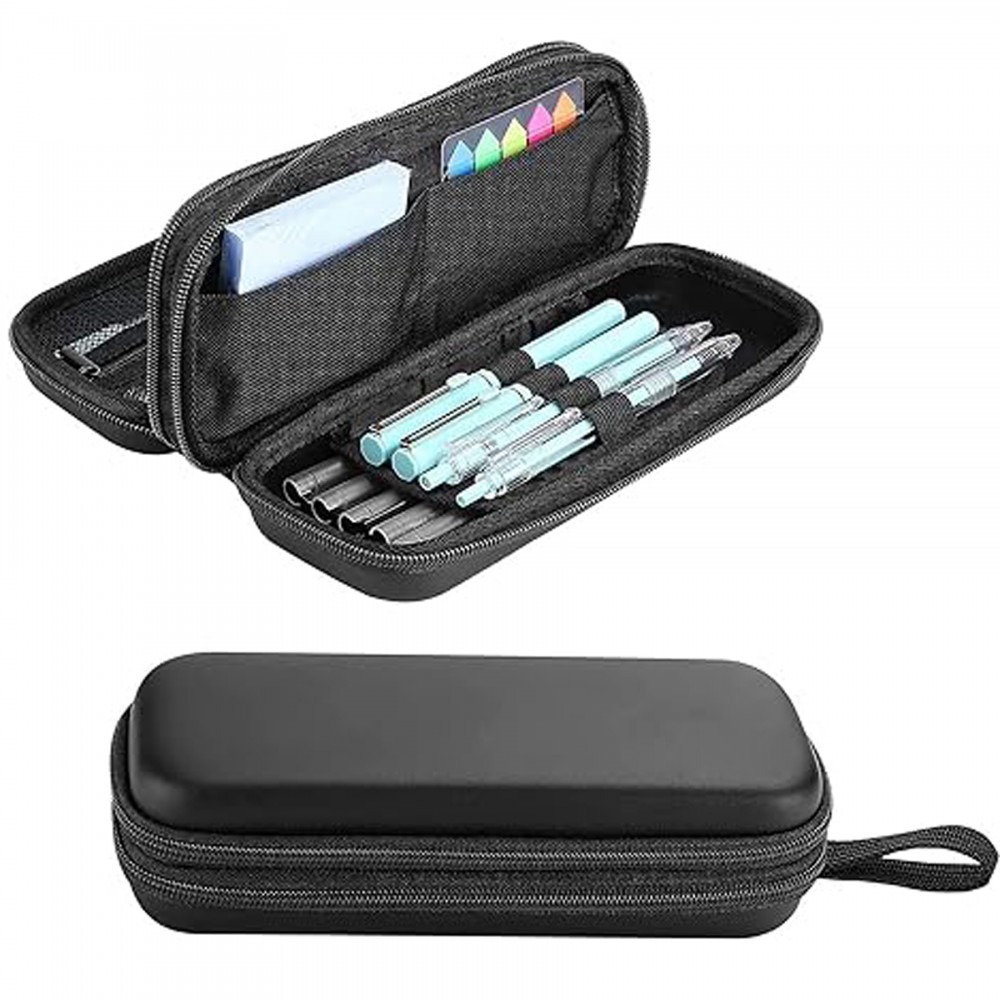 Large Capacity 2-Layer EVA Zipper Pencil Case with Logo Large Capacity 2-Layer EVA Zipper Pencil Case with Logo