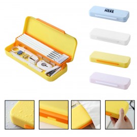 Double-Layer Pencil Box with Logo