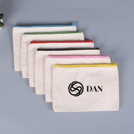 Personalized Canvas zippered pencil case  Personalized Canvas zippered pencil case