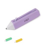 Logo Branded Silicone Pencil-Shaped Pencil Case