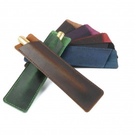 Promotional PU Leather Pen Sleeve Case