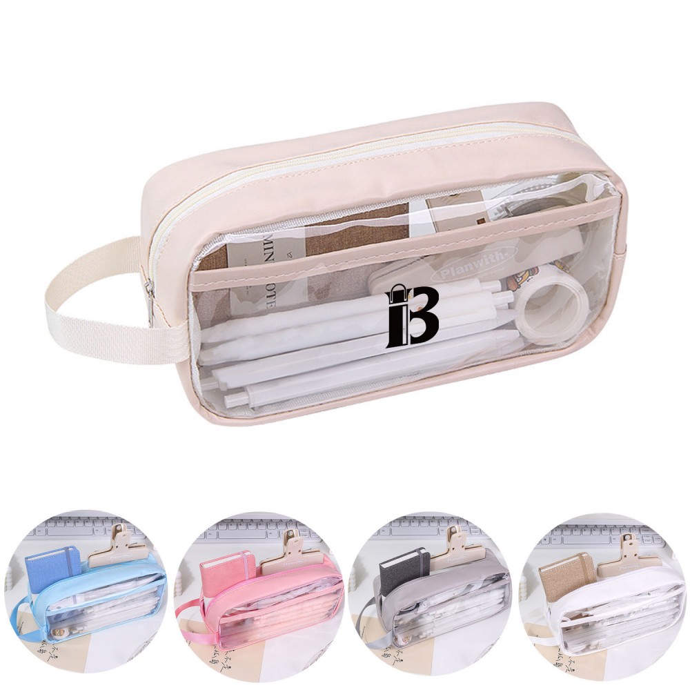 Transparent PVC Pencil Case with Logo