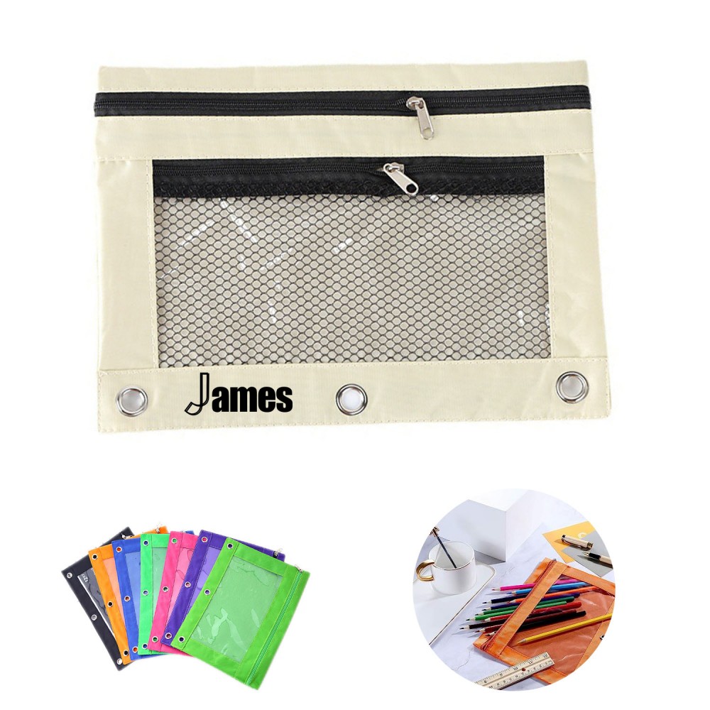 Large Volume Transparent Container Pencil Case with Logo