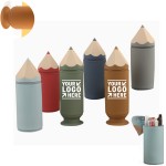 Promotional Silicone Retractable Suction Pencil Case