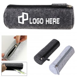 Felt Pencil Pouch Case with Logo