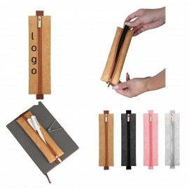 Zippered Pencil Case with Logo