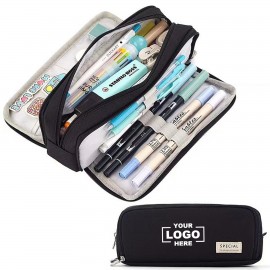 Extra Large Pencil Case for School and Office with Logo