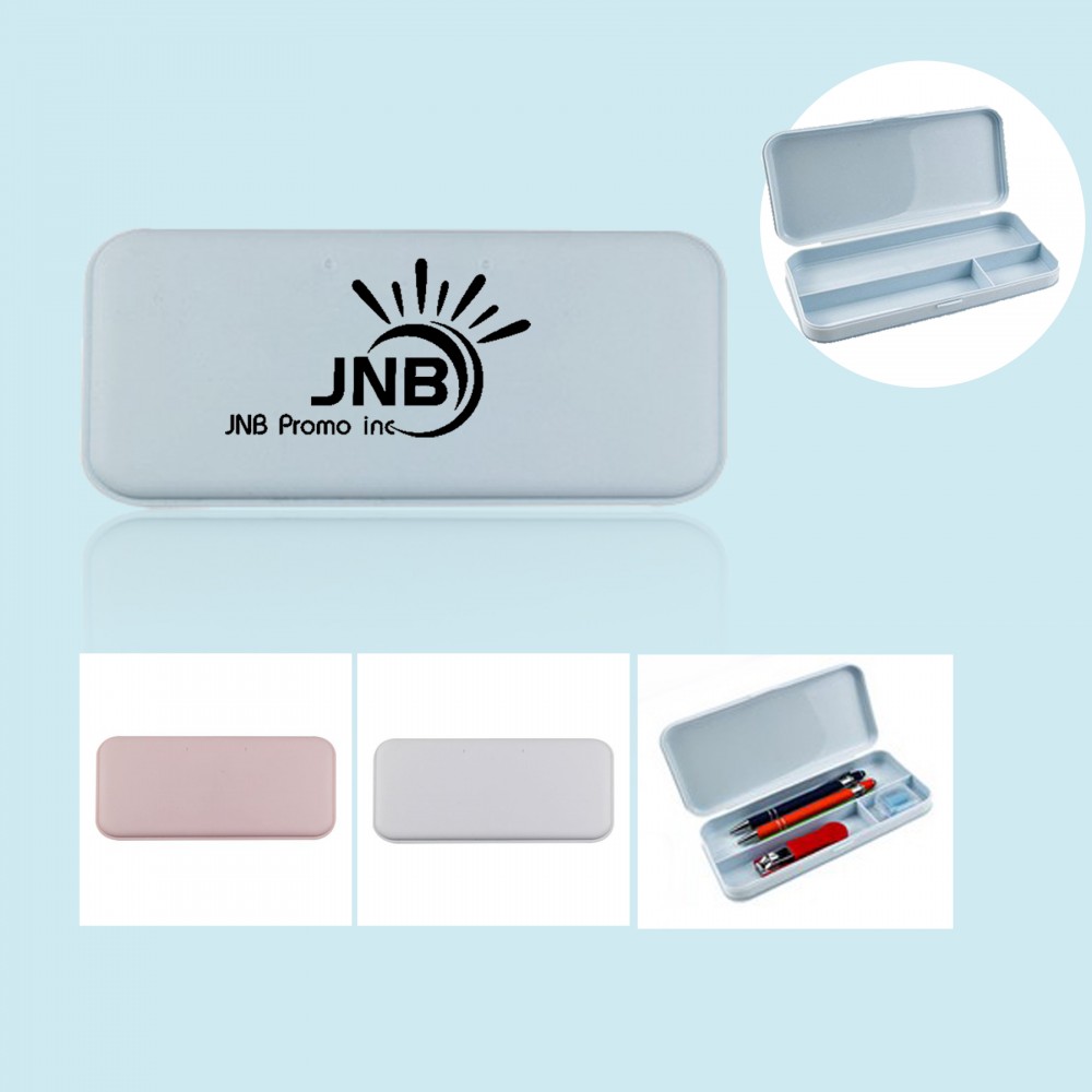 Frosted Pencil Holder with Logo