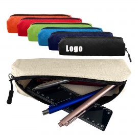 Logo Branded Canvas Pencil Case