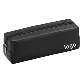 Logo Branded Premium Leather Stationery Pencil Case