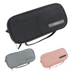 Multifunctional Canvas Pencil Case with Logo