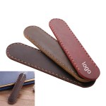 Leather Pen Bag Holder with Logo