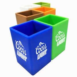 Square Soft Silicone Pen Holder with Logo