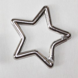2.68" Star Carabiner with Logo  2.68" Star Carabiner with Logo