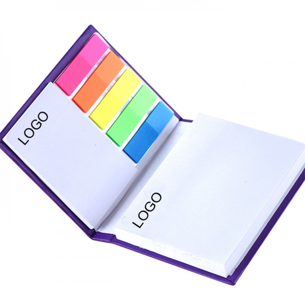 3-in-1 Sticky Note Memo Pad with Logo