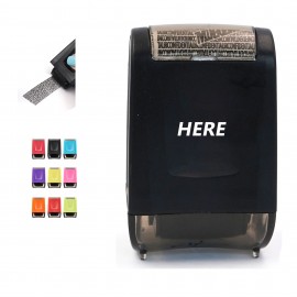 Privacy Protection Roller Stamp with Logo