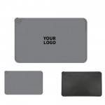 Logo Branded Silicone Pet Feeding Mat With Raised Edge