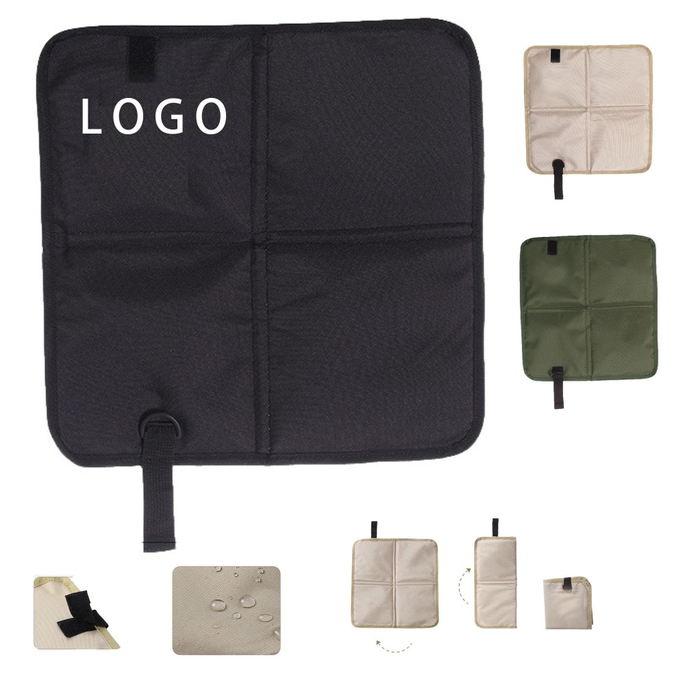 Foldable Waterproof Seat Cushion With Hook with Logo