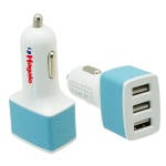 Snow Car Charger Blue with Logo