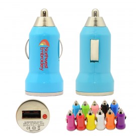 Personalized Bullet USB Car Charger (Sky Blue)