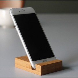 Bamboo Phone Stand with Logo