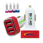 Logo Branded Windy Car Charger Red