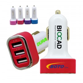 Logo Branded Windy Car Charger Red  Logo Branded Windy Car Charger Red