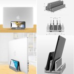 Customized Aluminum Alloy Vertical Laptop Stand