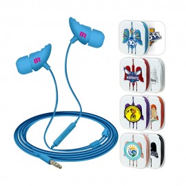 Buffterlfy Earbuds with Logo  Buffterlfy Earbuds with Logo