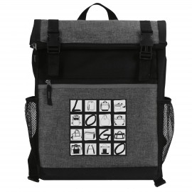 Classic Flap Backpack with Logo  Classic Flap Backpack with Logo