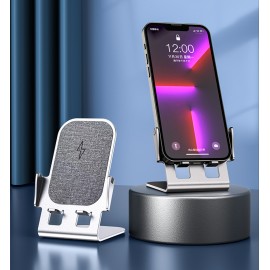 Personalized Aluminum 15W Wireless Charger Station Phone Holder