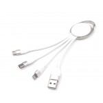 3-in-1 Keychain Charging Cable with Logo