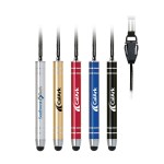 Mini Capacitive Screen Touch Stylus W/ Lanyard with Logo