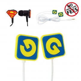 Personalized PVC Custom Stereo Earbuds with upgraded speakers