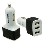 Snow Car Charger Black with Logo