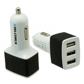 Snow Car Charger Black with Logo