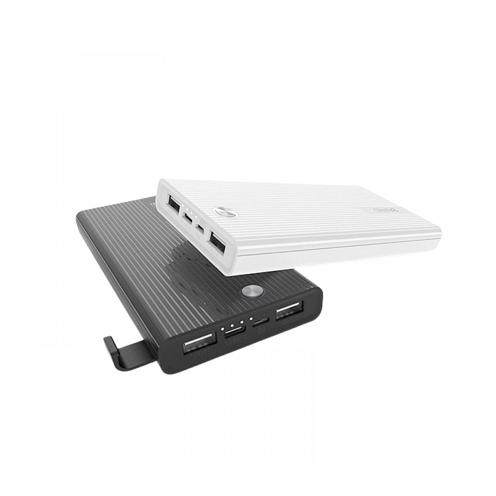 Power Bank with Phone Stand - 10000 mAh with Logo