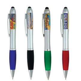 "Techno" Stylus Pen (Overseas) with Logo  "Techno" Stylus Pen (Overseas) with Logo
