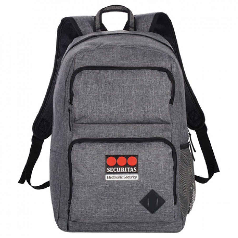 Graphite Deluxe 15" Computer Backpack with Logo
