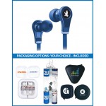 Customized The Harmony Stereo Earbuds with upgraded speakers, choice of packaging
