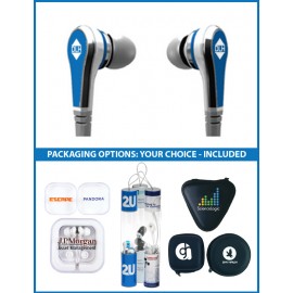 Customized The Rhythm Stereo Earbuds with upgraded speakers and choice of packaging  Customized The Rhythm Stereo Earbuds with upgraded speakers and choice of packaging