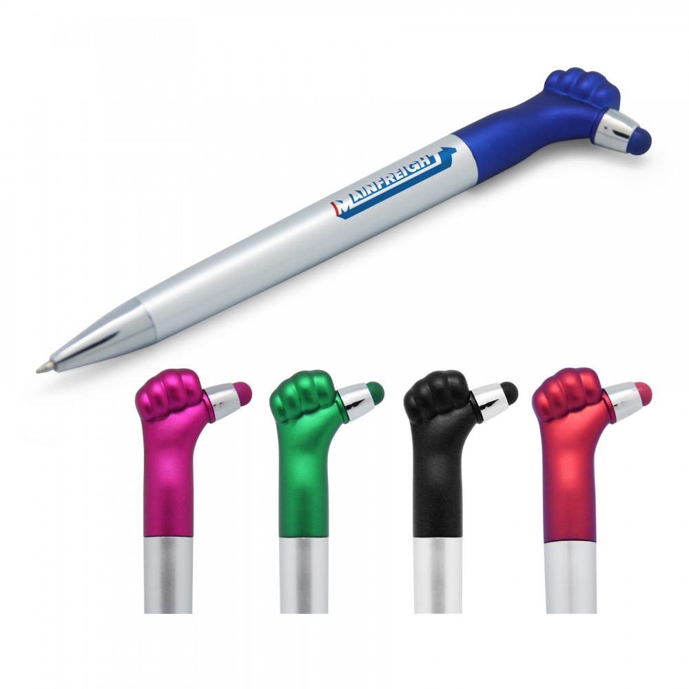 2-in-1 Stylus & Ballpoint Pen with Thumbs-Up with Logo