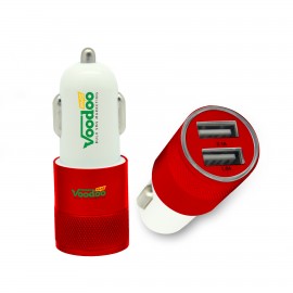 Custom Javelin USB Car Charger - Red
