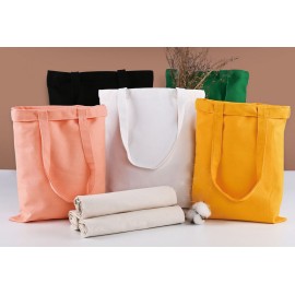 12OZ Canvas Tote Bag For A Laptop with Logo