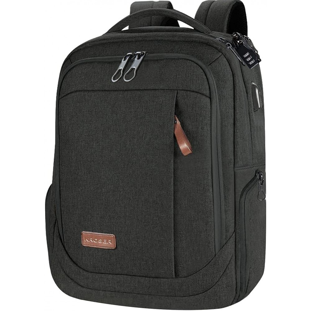 Laptop Backpack Large Computer Backpack Fits up to 17.3 Inch Laptop with USB Charging Port with Logo