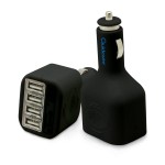 Mortars USB Car Charger - Black with Logo